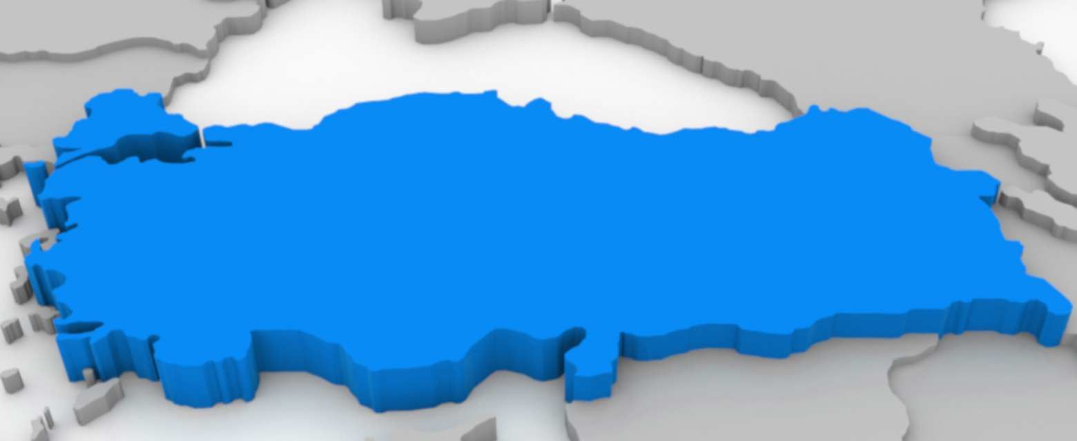 Kabartma Türkiye Haritası